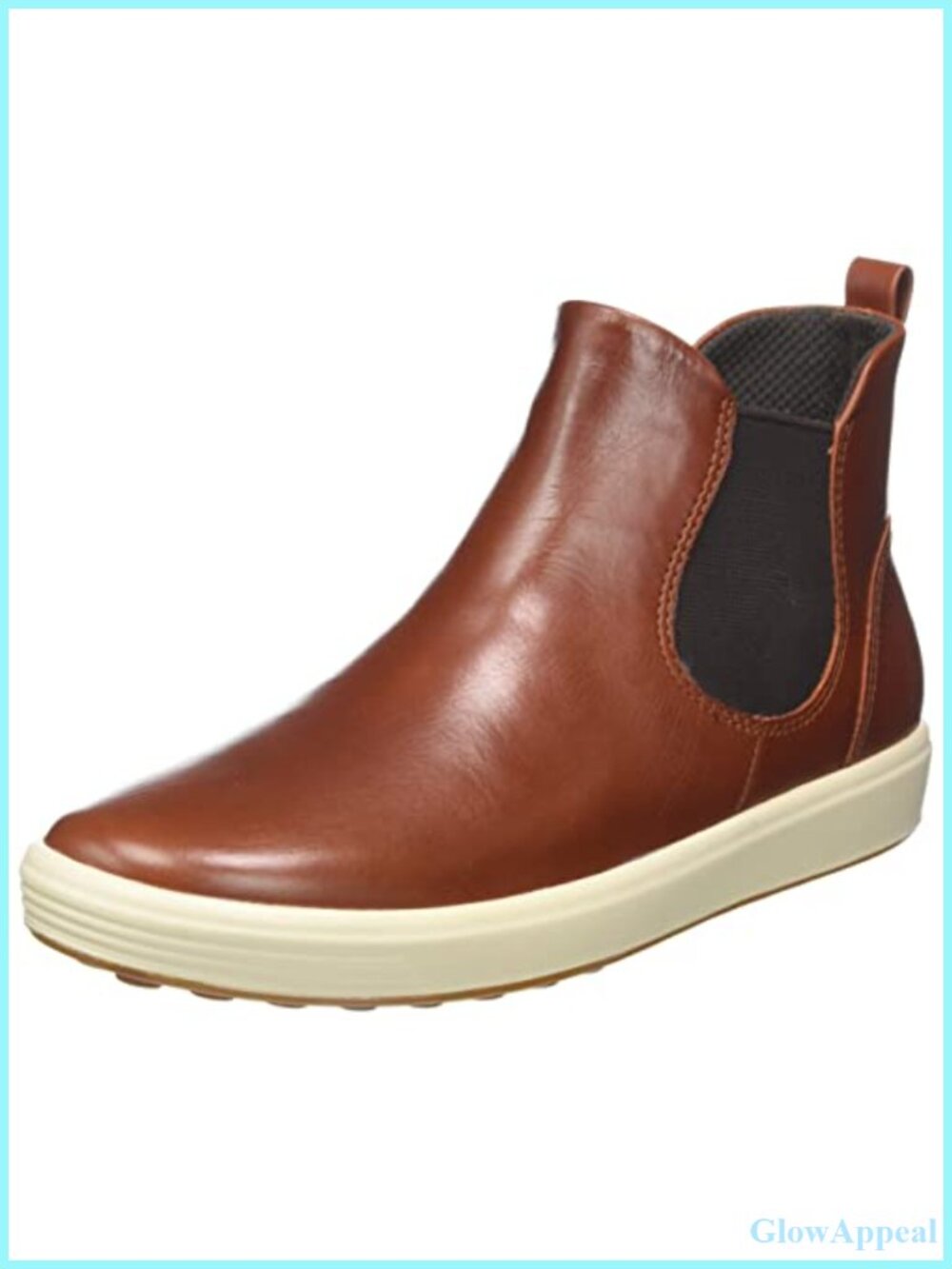 ECCO Soft 7 Chelsea Boot Leather Slip-On Comfort Ankle Bootie